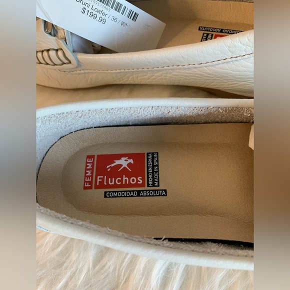 Fluchos Femme Bruni White Leather SZ: EU 36 - Picture 7 of 9